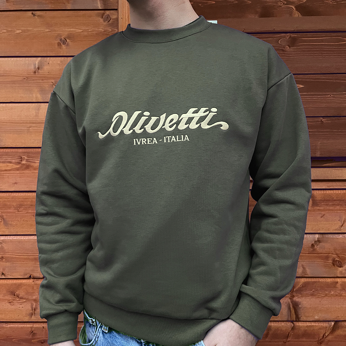 foto felpa M1 olivetti